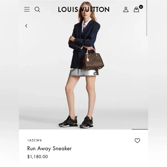 Louis Vuitton Black Suede & Monogram Low-Top Sneakers with Gold Accent - Picture 2 of 16